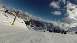 Cortina - Ski Area Tofana - da Ra Valles (2463) a Col Drusciè (1473) via Forcella Rossa