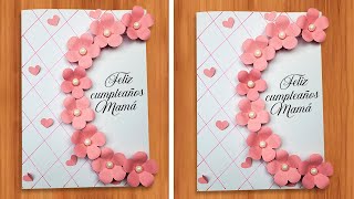 🎀 DIY Como hacer una tarjeta de cumpleaños  ⭐️ Beautiful Handmade Birthday card 🥳