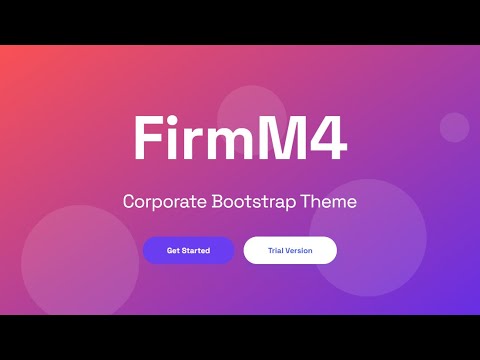 Mobirise Corporate Bootstrap Theme | FirmM4
