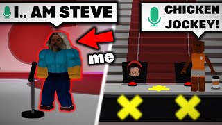 I Played "Steve's Lava Chicken" as Steve from A Minecraft Movie in a Roblox Talent Show