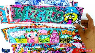 MR WIZARDS GRAFFITI STICKERS  - CHOLOWIZ13