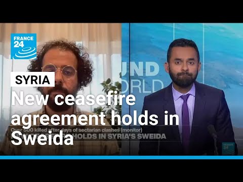 YouTube video thumbnail: New Ceasefire Agreement Holds in Syria’s Sweida