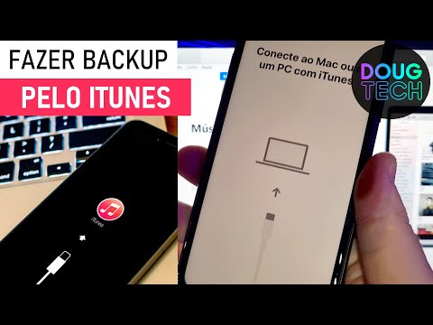 Como fazer o BACKUP (SALVAR TUDO) pelo iTunes no iPhone