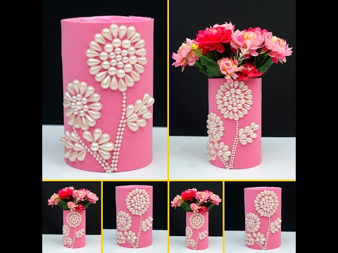 Beautiful flower vase making