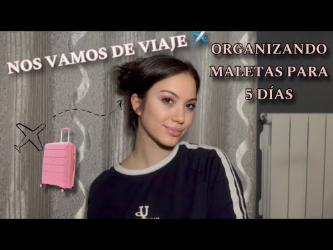 Organizando una maleta de 10K para 5 días ✈️🧳(madre e hija) NOS VAMOS !!!