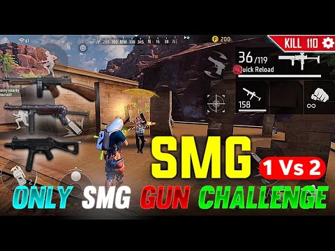 Only SMG Gun Challenge 💥 | Solo Vs Duo Gameplay | Garena Free Fire Max 🔥