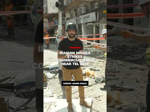 Iranian missile strikes commercial area near Tel Aviv
