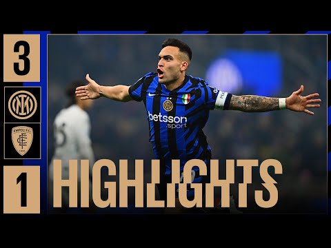 3 GOL. 3 MARCATORI. 3 PUNTI ⚽⚽⚽ | INTER 3-1 EMPOLI | HIGHLIGHTS | SERIE A 24/25 ⚫🔵🇮🇹