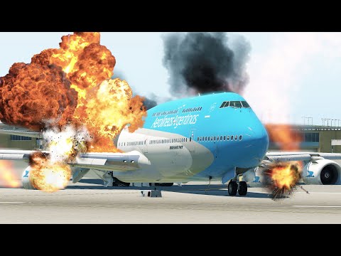 B747 Landing Gone Wrong [XP11]