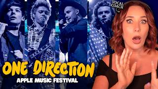 The Moment That Changed EVERYTHING for One Direction… | Vocal Coach Reacts 1D - Apple Music Festival