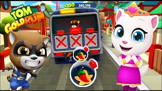 TALKING TOM GOLD RUN - GYMNUSE ANGELT VS BOSSFIGHT - GAME FUN - CARTOON LIKE