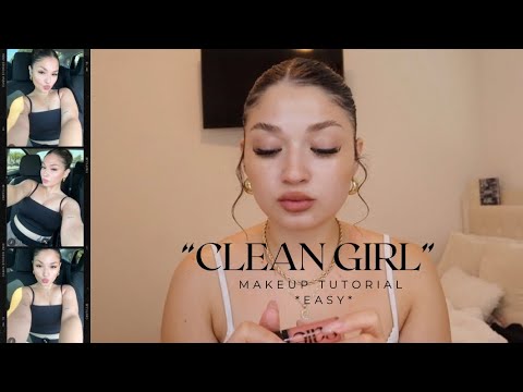 glowy "clean girl" summer glam