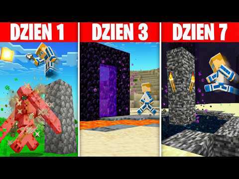 Spędziłem 7 DNI Na Nauce SPEEDRUN w Minecraft