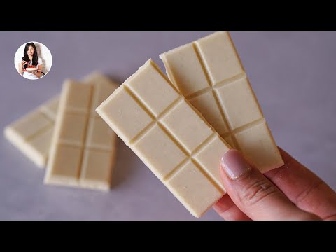 Así de Fácil es hacer Chocolate Blanco -Sin Azúcar- en casa... | Auxy