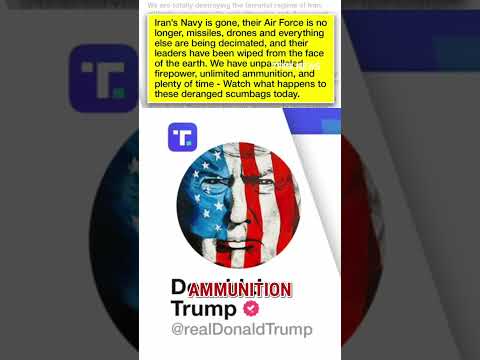 'WATCH WHAT HAPPENS!': Trump issues OMINOUS warning to Iran #shorts