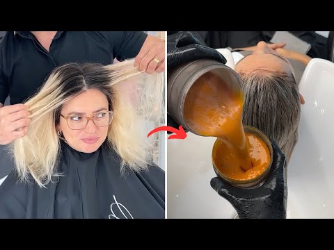 Incredible work on this damaged hair!