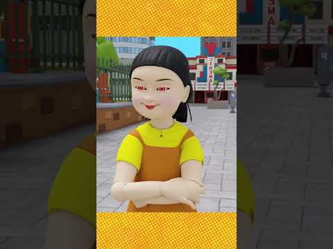 Doll Squid Game is the bad sister #funny #music #shorts
