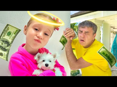 Настя и папа знакомятся с животными в зоопарке. Большой сборник для детей