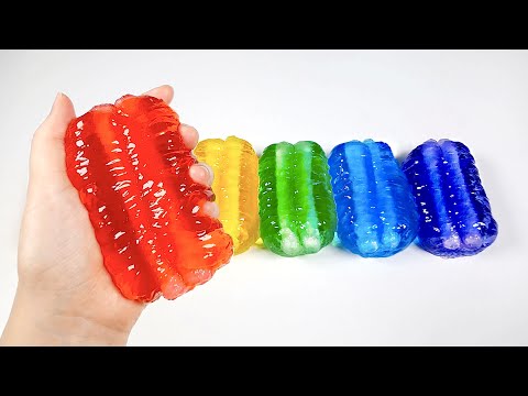 🌈무지개색 열냉각시트 부수기