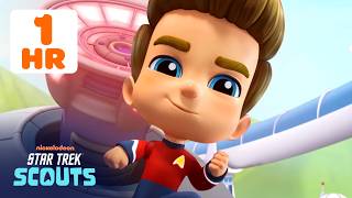 1 HOUR Sci-Fi Space Adventures with JR! | Star Trek: Scouts | Nick Jr.