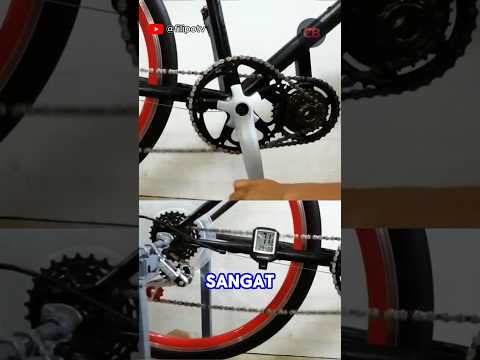 Sepeda ini dapat melaju sangat kencang