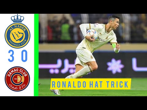 Al Nassr Vs Damac 3-0 All Goals & Extended Highlights | Ronaldo Hat Trick