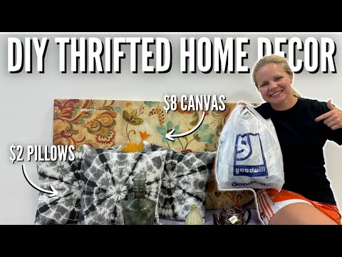 DIY Home Decor Thrift Flips | Upcycling OUTDATED Home Decor on a BUDGET