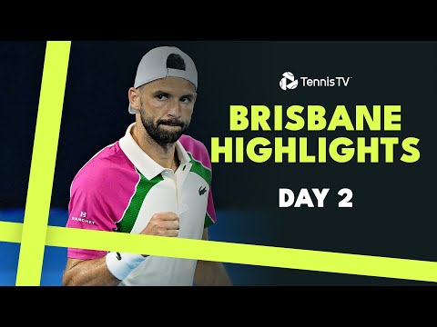 Djokovic/Kyrgios Doubles, Dimitrov & Berrettini Feature | Brisbane Day 2 Highlights