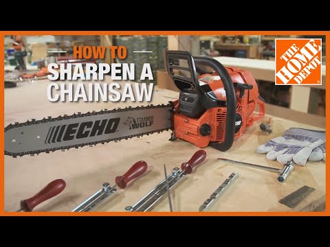How to Sharpen a Chainsaw