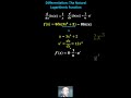Understanding Derivatives of Natural Log Functions