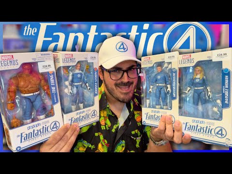 ¡Las MARVEL LEGENDS de LOS 4 FANTÁSTICOS! 4⃣ ¿Acierto o FAIL? 🤔 Unboxing y Review