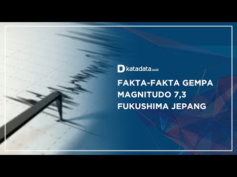 Fakta-fakta Gempa Magnitudo 7,3 Fukushima Jepang | Katadata Indonesia