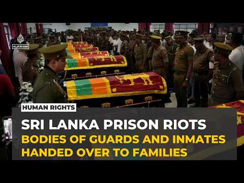 Bodies of guards and inmates handed to families after Negombo prison riot in Sri Lanka