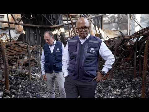 A WHO medicines warehouse in Ukraine destroyed in the war