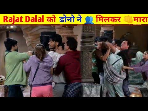 Rajat Dalal को 👥डोनो ने मिलकर 👊मारा || Avinash & Vivian VS Rajat Dalal || Bigg Boss OTT 18 Task