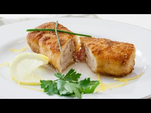 How to Make Chicken Cordon Bleu Recipe - Stuffed...