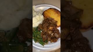 A little steak and mushroom bites With onions