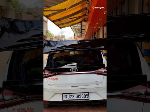 Hyundai i20 Rooftop Gloss Black Wrap #viral #shorts #shortvideo #automobile #vwraps #vwrapsshorts