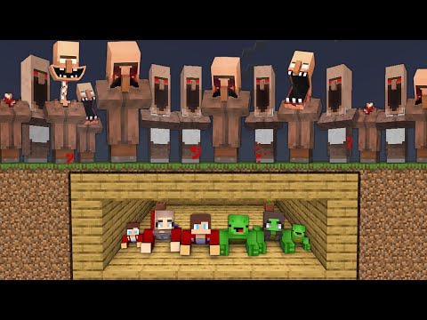 超大量の改造村人 vs. 最強のシェルター【まいくら・マインクラフト】