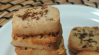 बेकरी से कहीं ज्यादा अच्छे जीरा बिस्किट विदाउट ओवन, मैदा और मक्खन Jeera Biscuit Recipe #baking 