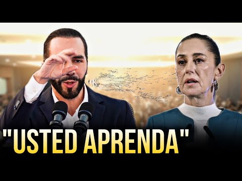 "USTED NO SABE GOBERNAR" Nayib Bukele le escupe a la Cara toda la verdad a Claudia Sheinbaum😱