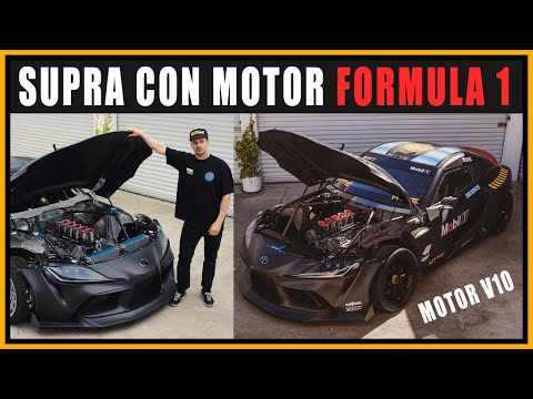 Este Toyota Supra tiene un motor V10 de FORMULA 1 y Tiene el mejor sonido de LA HISTORIA.