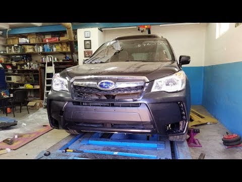 SUBARU Forester.  Рихтовка. Наборка. ФИНИШ.