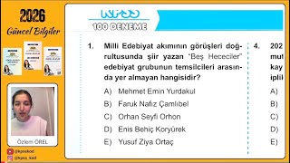 GÜNCEL BİLGİLER SORU ÇÖZÜMÜ CANLI YAYIN 6