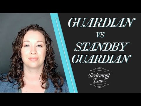 Video: What is the difference between a guardian and a standby guardian?