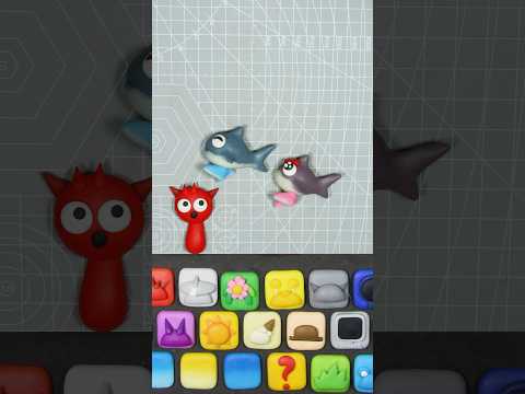 Sprunki - A fun story of Raddy vs Tralalero tralala shark, made with stop-motion clay animation!