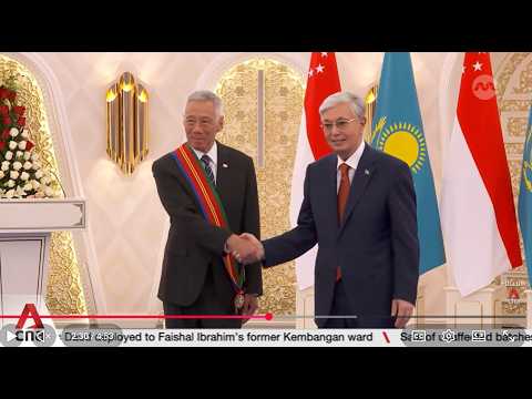 シンガポールとカザフスタン、ビジネス機会と代替貿易ルートに可能性とリー氏
