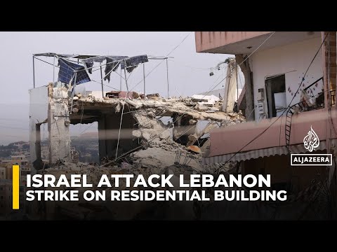 Israeli air strikes hit residential building in southern Lebanon, killing at least four