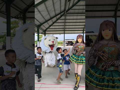 Detik detik ibra dan teman dikejar can macanan