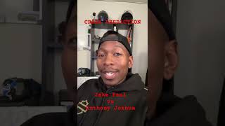 Paul vs Joshua fight quick prediction